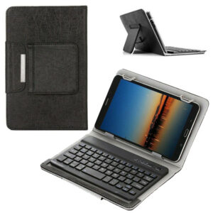 Universal Bluetooth Keyboard Case for 10-10.5 Inch Tablets - Black
