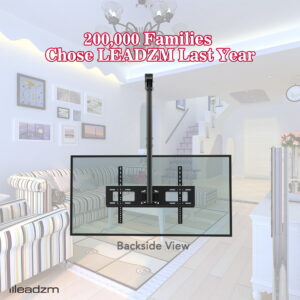 LEADZM TMC-7006 Adjustable Ceiling TV Mount for 32-70 inch Screens