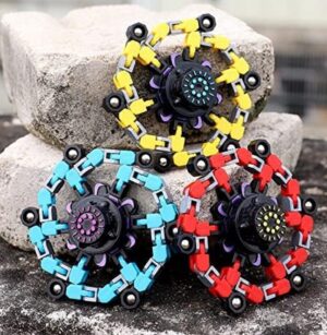 Deformable Fidget Robot Gyro Spinner Toy - 8Pcs