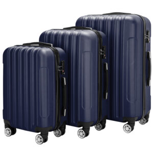 3-in-1 Multifunctional Large Capacity Luggage Set - Navy Blue