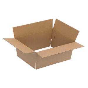 100 Corrugated Paper Boxes 6x4x2 Inches (15.2x10.2x5.1 cm) Yellow