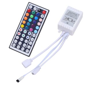 44Keys IR Remote Controller with Dual Connector for RGB LED Light Strips