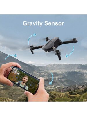 4DRC V4 Foldable Mini Drone with 1080P HD Camera & 3 Batteries for Adults and Kids