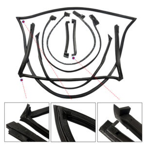 Full Weatherstrip Kit Weather Strip Seal 8489GGW For Chevrolet Corvette 1984-1989