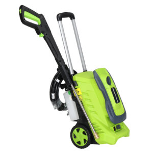 Green 1800W Electric Pressure Washer - 1300 PSI, 110V