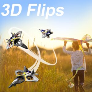 4DRC V17 2.4Ghz RC Airplane Drone with Cool Lights, Gift for Kids and Adults