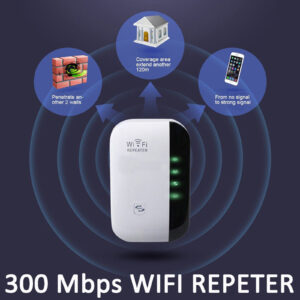 300Mbps WiFi Repeater - Wireless Range Extender for Home Office Networks