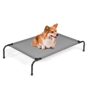 Elevated Dog Bed for Indoor and Outdoor Use - 43 x 26 x 8 Inches