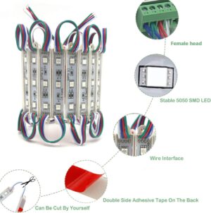 Waterproof 5050 SMD LED Strip Light, 12V DC, IP65, with Controller