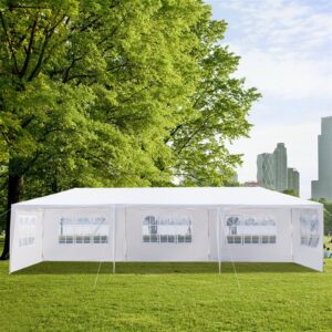 3x9m Five-Sided Waterproof Tent with Spiral Tubes