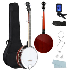 5-String Right-Handed Banjo with Sapele Back & Mahogany Neck