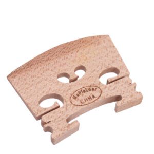 4/4 Maple Violin Bridge, Wood-colored