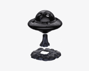 UFO Starry Sky Projection Lamp with Adjustable Nebula and Stars