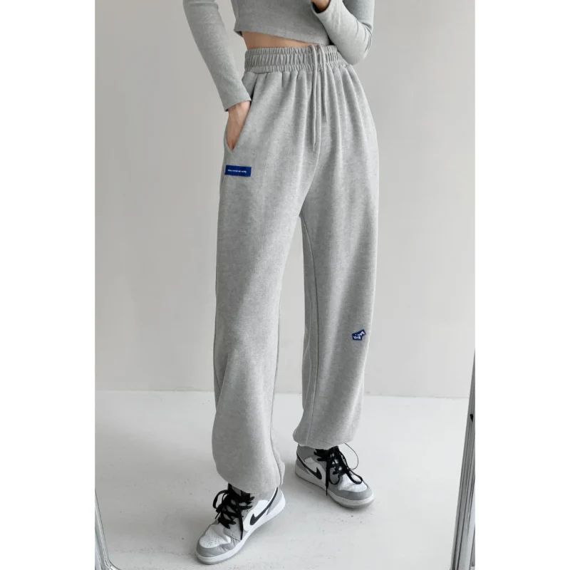 product-mar-qvy5mnfj-1 Thin Drawstring Sports High Waist Casual Pant
